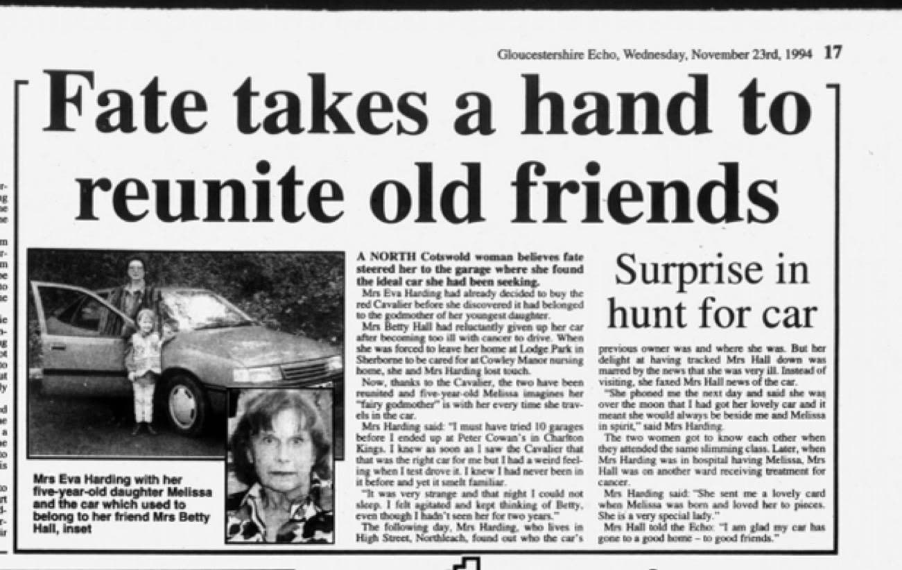 Original scan: Fate takes a hand to reunite old friends